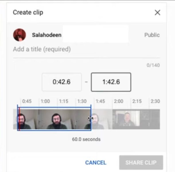 YouTube Clips