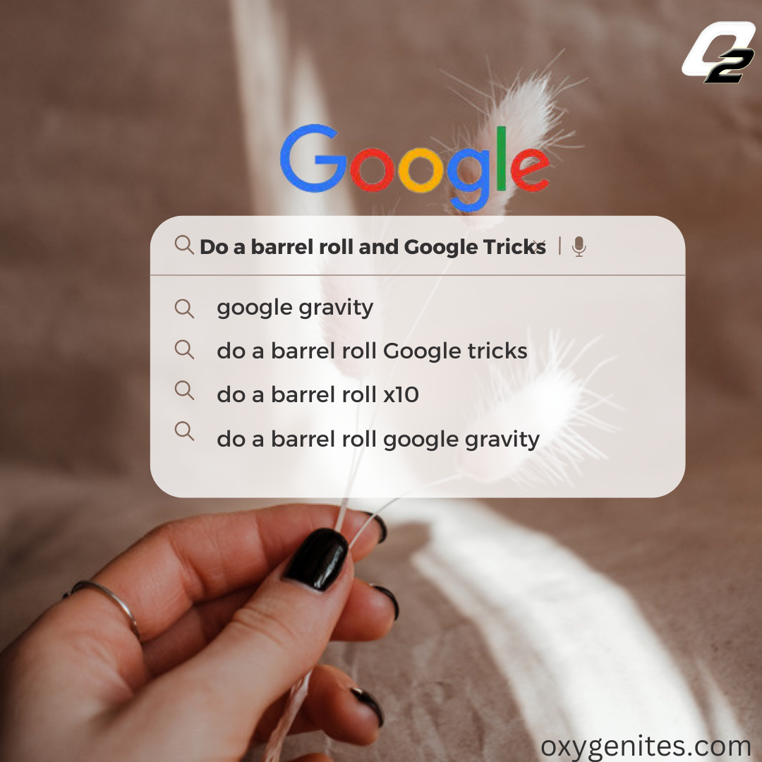 Easter egg: Google does a barrel roll