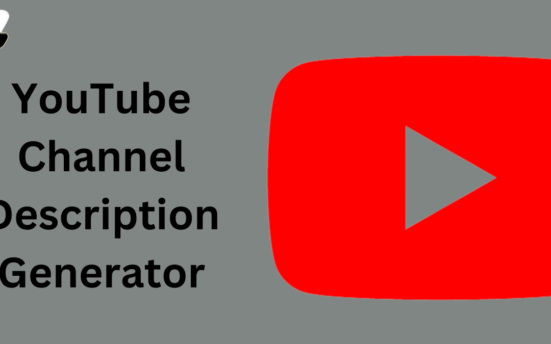 Benefits of YouTube channel Description generator
