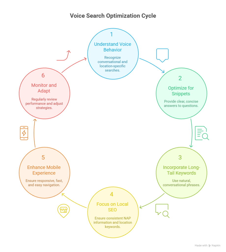 Flowchart_ Steps to Optimize for Voice Search - visual selection